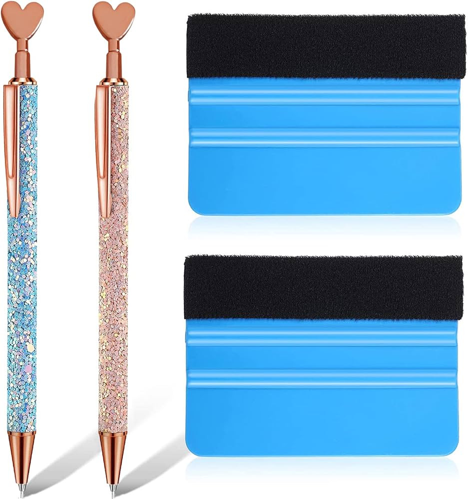 Weeding Tools for Vinyl，2 Pieces Air Release Pen Craft Vinyl Weeding Tools Stainless Steel Poin... | Amazon (US)