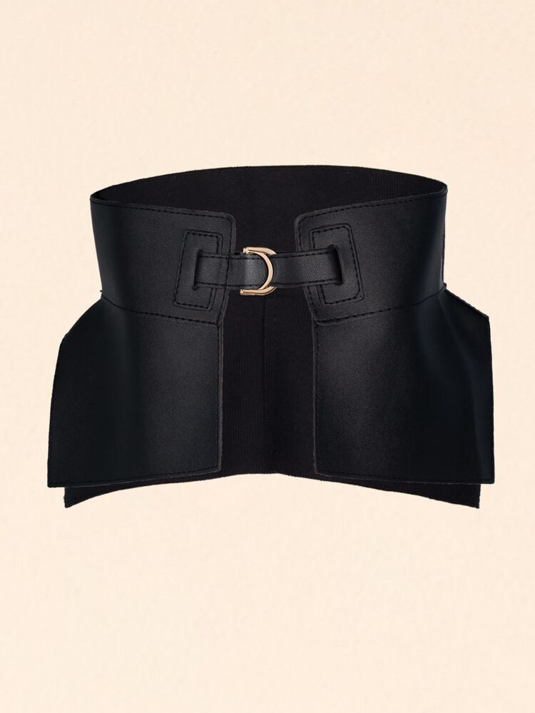 Metal Buckle Wide Belt | SHEIN