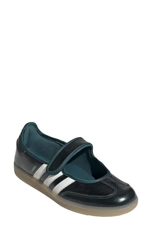 adidas Samba Jane Sneaker in Rich Green/off White/gum at Nordstrom, Size 6 | Nordstrom
