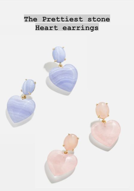 Valentine’s Day stone heart earrings from bauble bar #rosequarts #heart #love

#LTKstyletip #LTKSeasonal #LTKfindsunder50