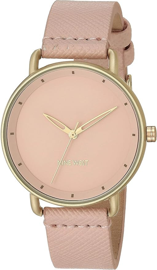 Nine West Women's Vegan Leather Strap Watch | Amazon (US)