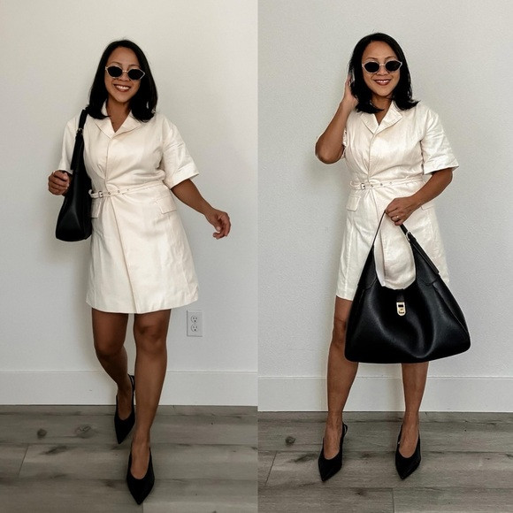 Cream Cotton Blazer Mini Dress (S) | Poshmark