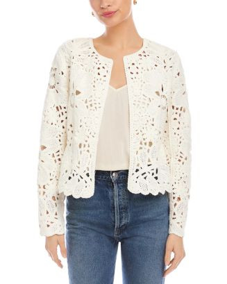 Fifteen Twenty Emery Crochet Jacket | Bloomingdale's Women | Bloomingdale's (US)