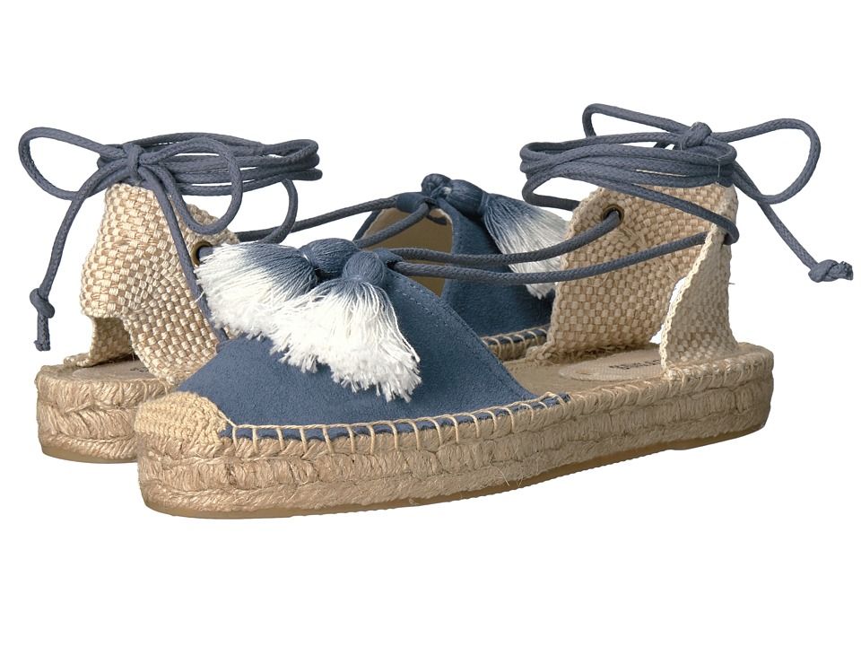 Soludos - Platform Gladiator Sandal (Faded Oceano) Women's Sandals | Zappos