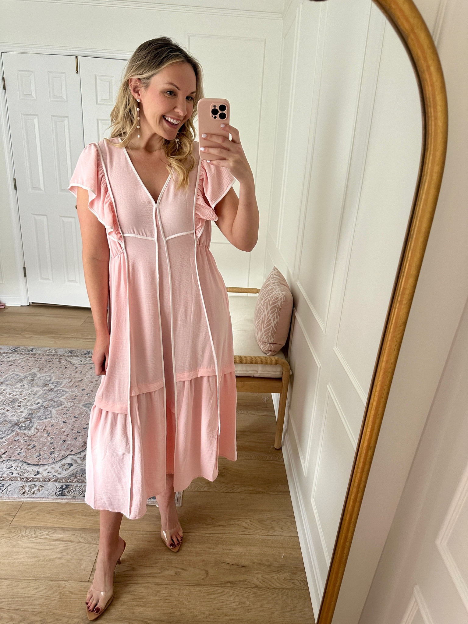 New release dress! Vacation outfit - spring family photos dress - spring occasion dress - wearing a med 

#LTKMidsize #LTKFindsUnder50 #LTKStyleTip