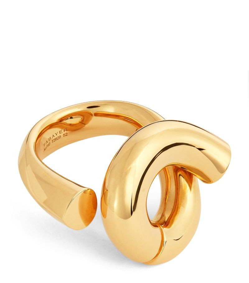 Tabayer Yellow Gold Oera Loop Ring | Harrods