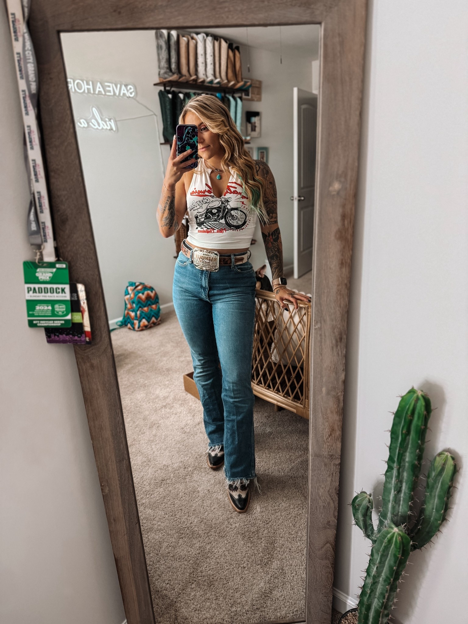 Edgy but make it western  - boots are freebird code ALYSSA_PALLANT11 to save

#LTKStyleTip