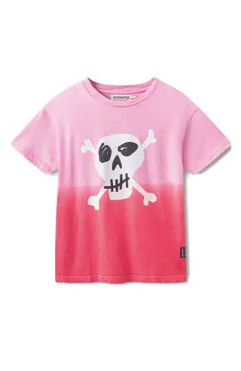 Nununu Kids' Woozy Skull Graphic T-Shirt in Super Pink at Nordstrom Rack, Size 2-3Y | Nordstrom Rack