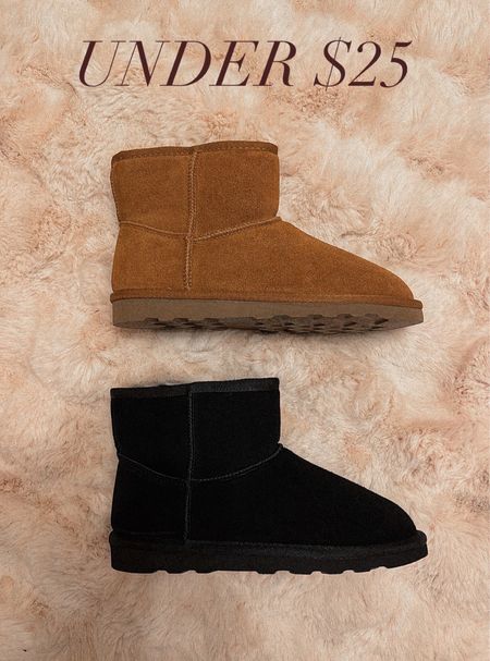 Ugg look for less all under $25
Suede classic mini boot

@walmartfashion #walmartfashion #walmartpartner #laurabeverlin#LTKHolidaySale

#LTKsalealert #LTKfindsunder50 #LTKGiftGuide