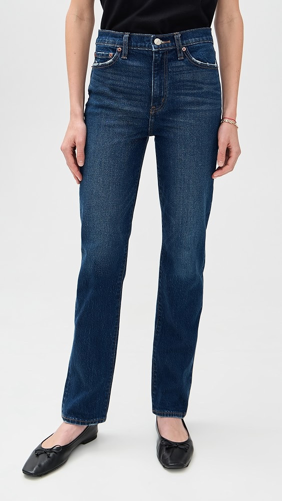 Smarty Pants High Rise Slim Straight Jeans | Shopbop