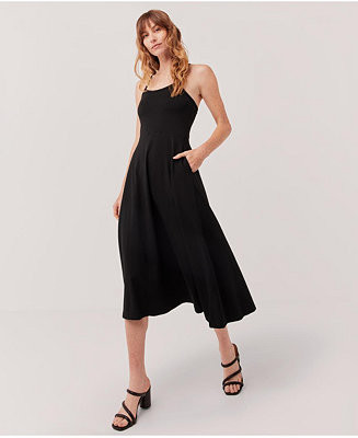 Women's Organic Cotton Fit & Flare Midi Dress - Shorty | Macy's