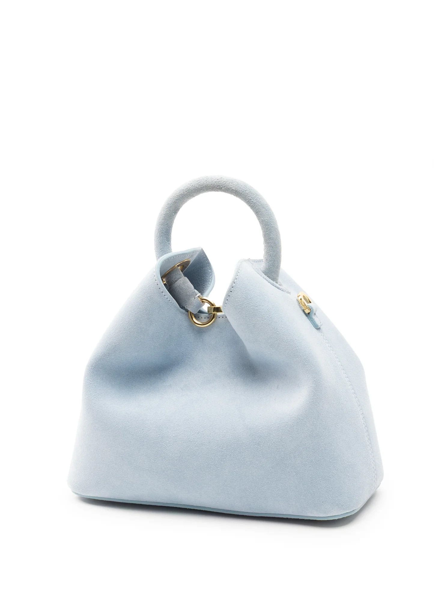 Baozi Suede Light Blue - Suede Handbags for Women - Elleme | Elleme