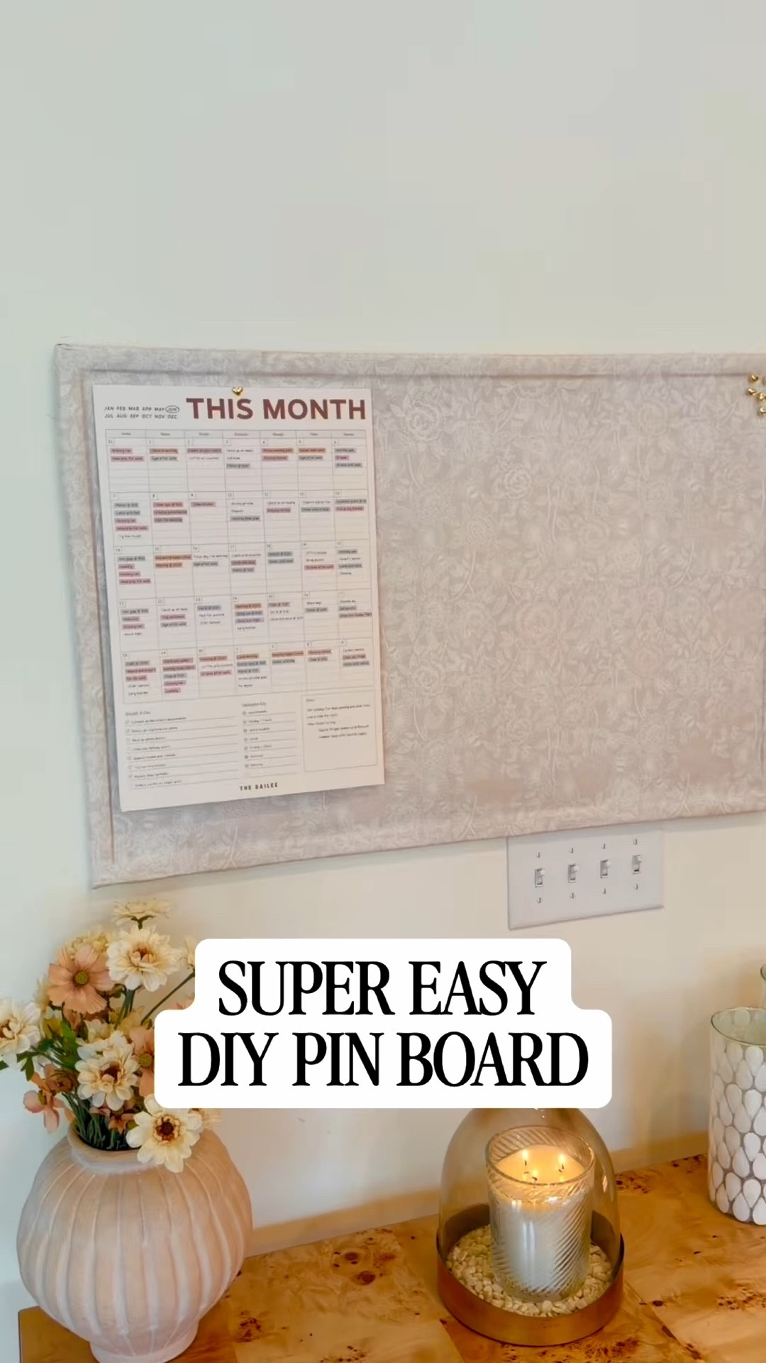 super easy diy—as someone that’s not a DIYer! Can’t wait to style for spring and holidays!