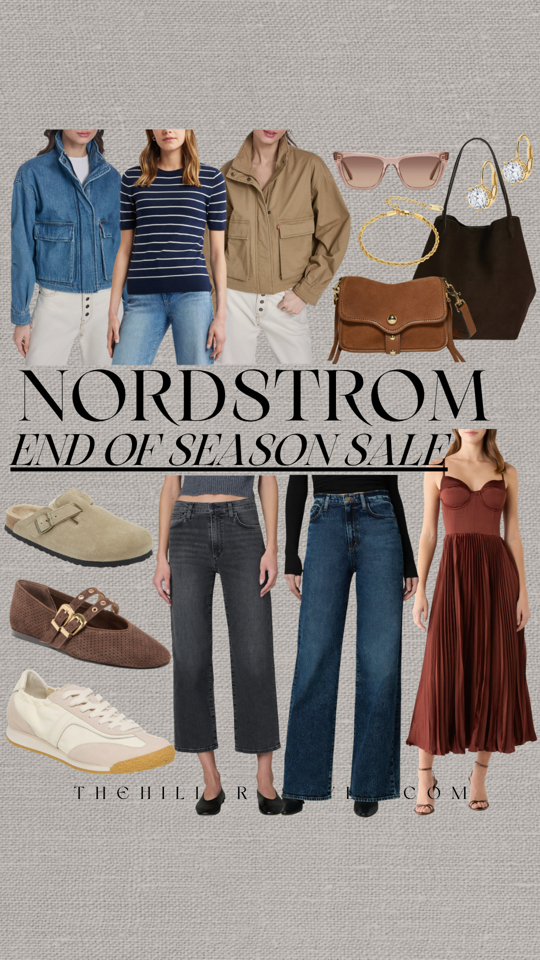 Nordstrom End of Season Sale Picks
Discover the best Nordstrom sale finds to elevate your wardrobe for less. Shop the highly anticipated end of season sale and snag deep discounts on trending pieces: versatile denim, cozy knits, the perfect sneakers, and chic accessories like suede bags and sunglasses. These are the must-have sale picks to refresh your looks for the new season. 

 #nordstromsale #nordstrom #nordstromendofseasonsale #salealert #shopmyshelf #nordstromfinds #everydaystyle #capsulewardrobe #whattowear #fashionfinds #ltkunder100 #ltkunder50 #ltkstyletip #ltksale #thehillarystyle 

#LTKootd #LTKSeasonal #LTKSaleAlert