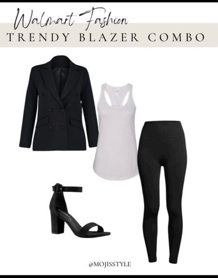Thus black blazer combo is my favorite ☺️ #walmartfashion 

#LTKMidsize #LTKSeasonal #LTKSaleAlert