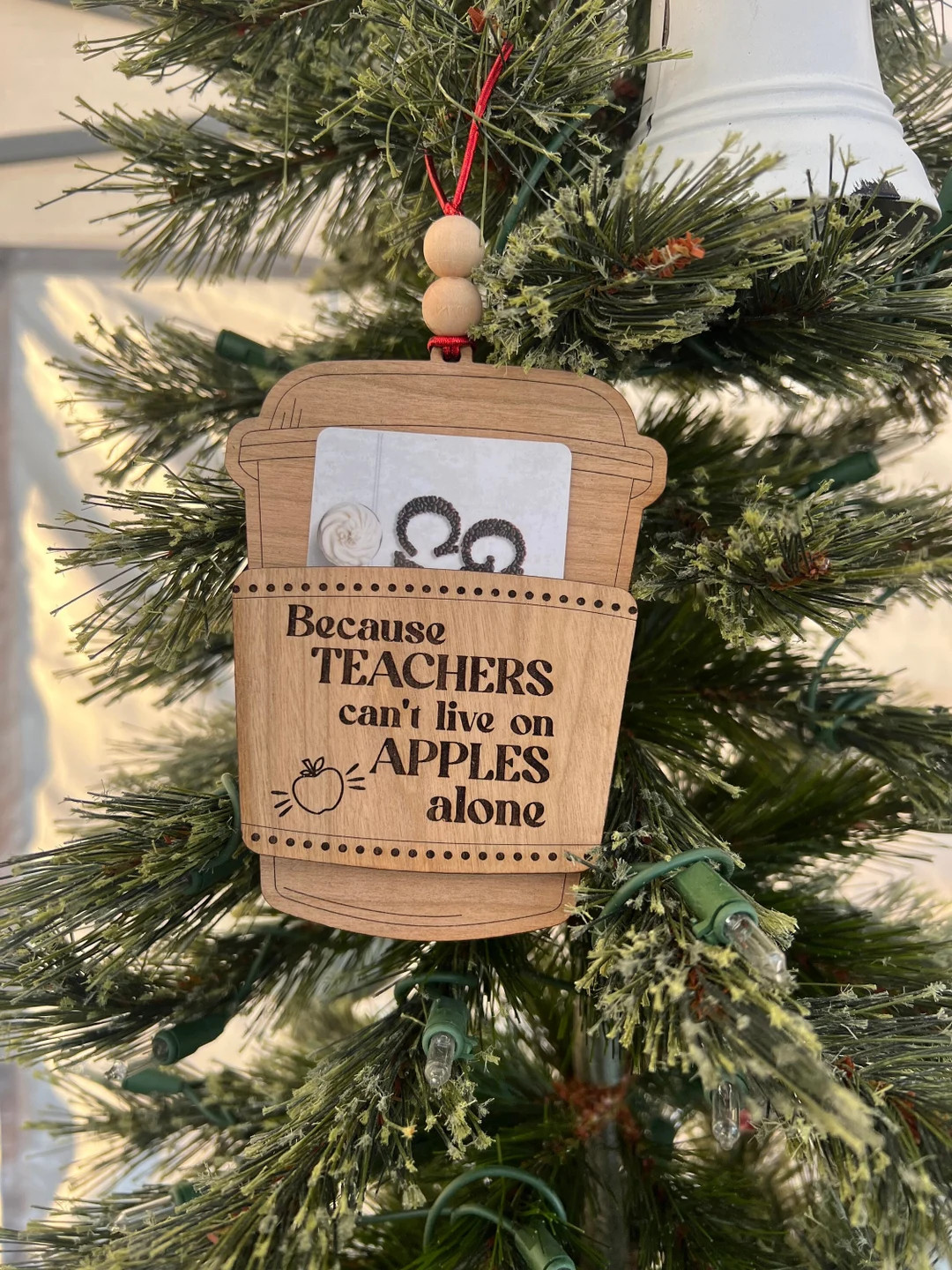 Teacher Gift Card Holder Teacher Christmas Gift Teacher - Etsy | Etsy (US)