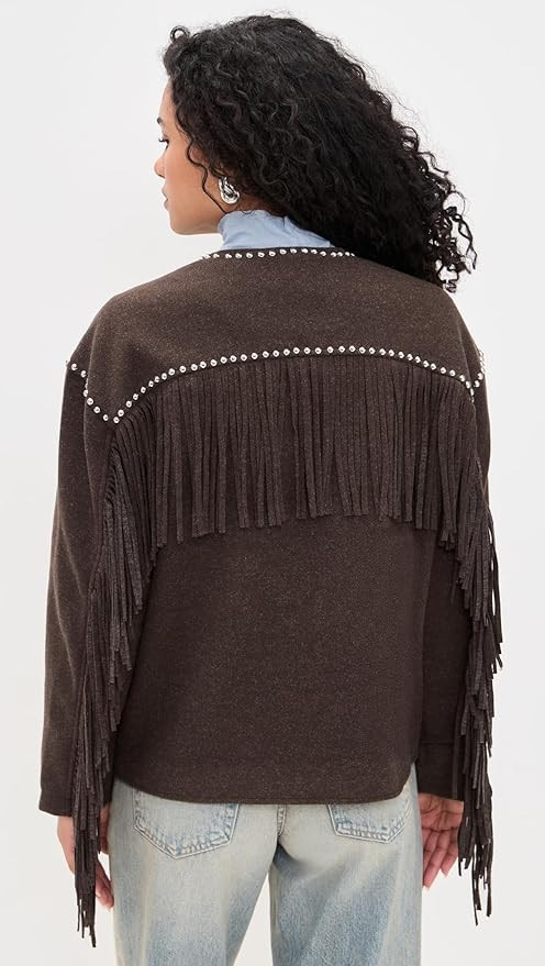 [BLANKNYC] Women's Fringe Benefits Jacket | Amazon (US)