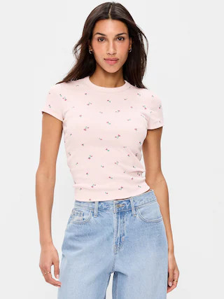 Snug Crop T-Shirt | Old Navy (US)