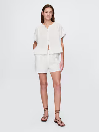 Cotton Gauze Easy Shorts | Gap (US)