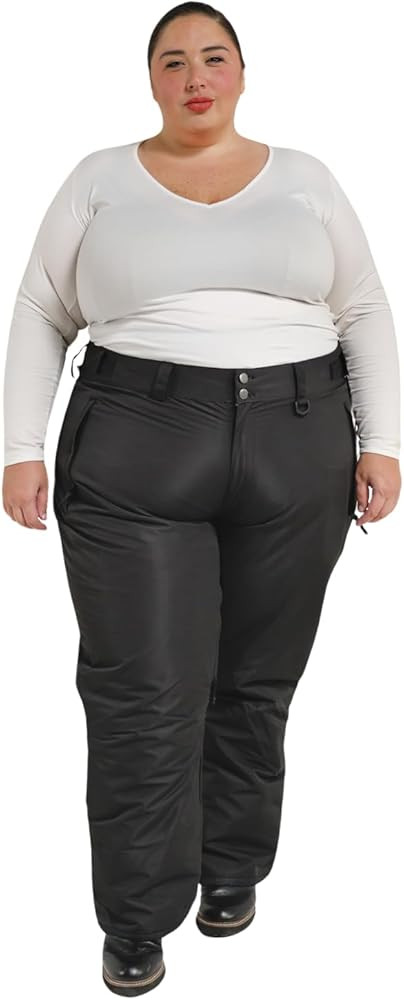 Snow Country Outerwear Women's Insulated Plus Size Snow Skiing Pants 1X-6X Short Regular and Tall... | Amazon (US)