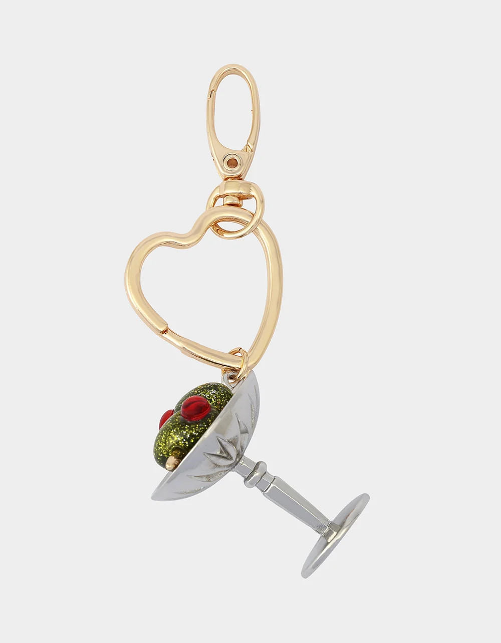 Martini Bag Charm Green | Betsey Johnson