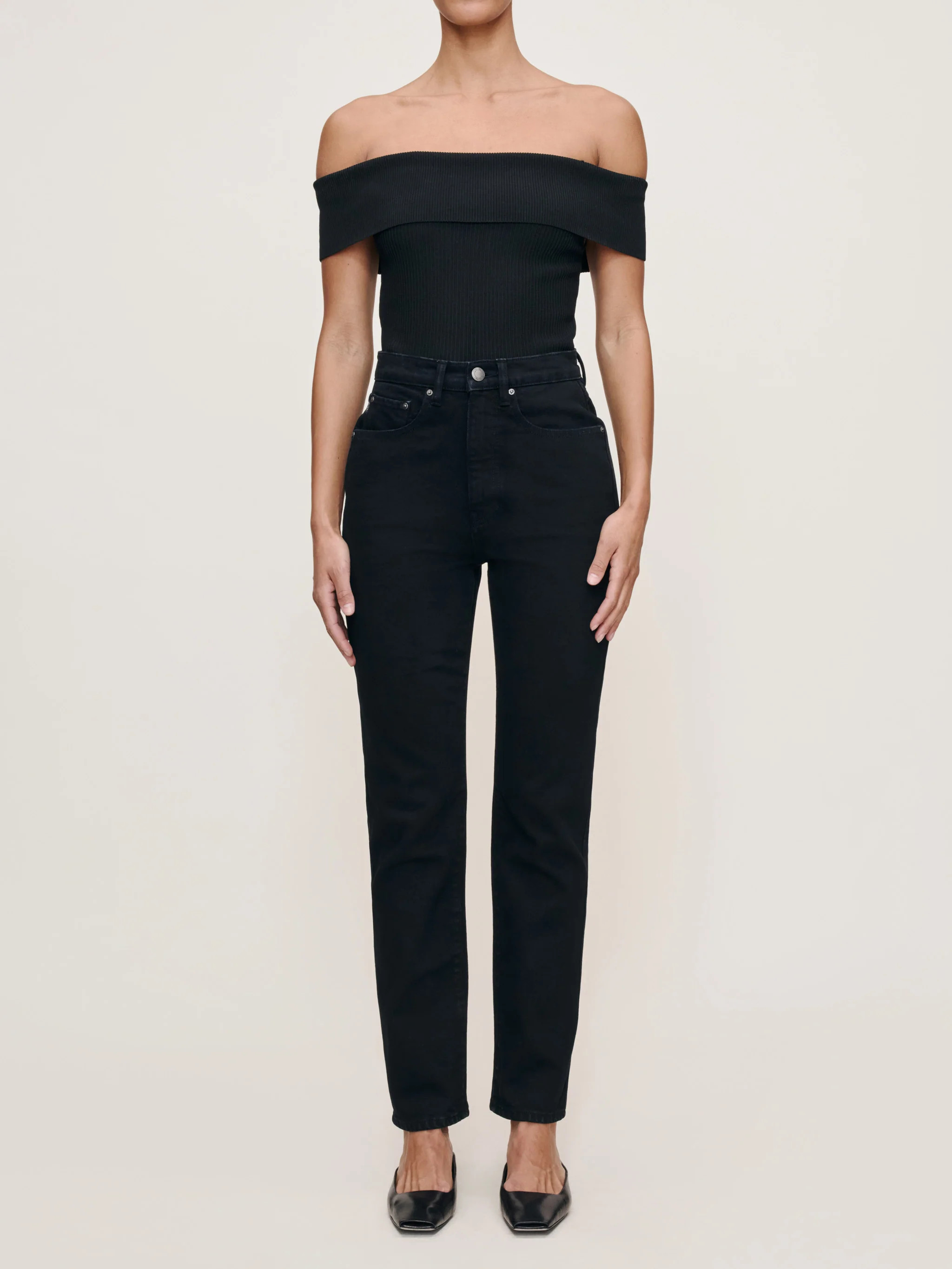 Kristy Cigarette High Rise 29" Jeans | Black | DL 1961 Women