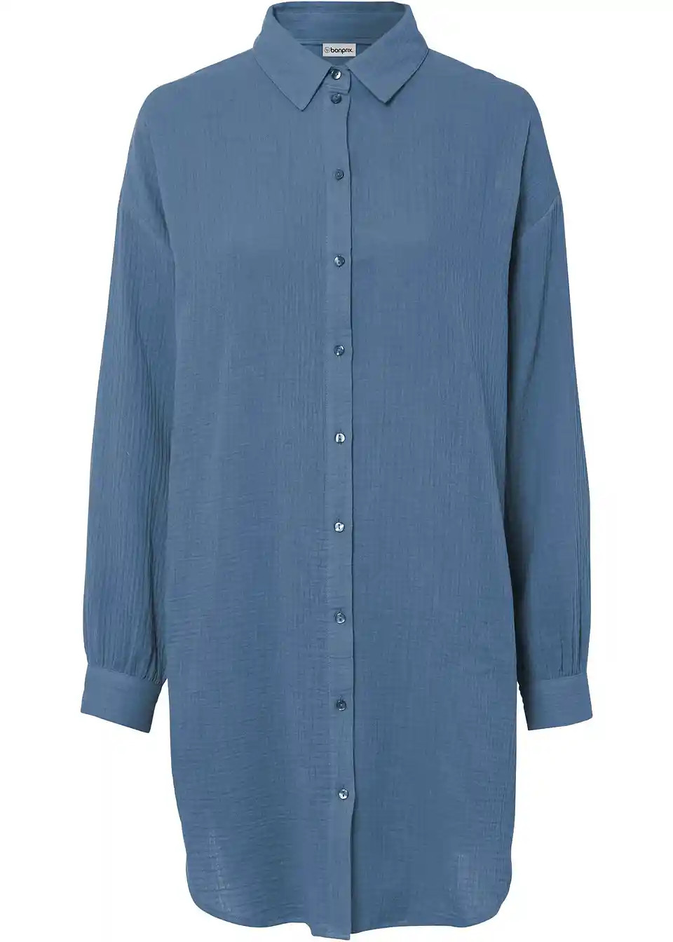 Oversize Musselin-Longbluse | Bonprix DE