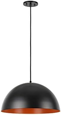 Aspen Creative 61040-2 Adjustable 1 Light Hanging Pendant Ceiling Light, Transitional Design in M... | Amazon (US)
