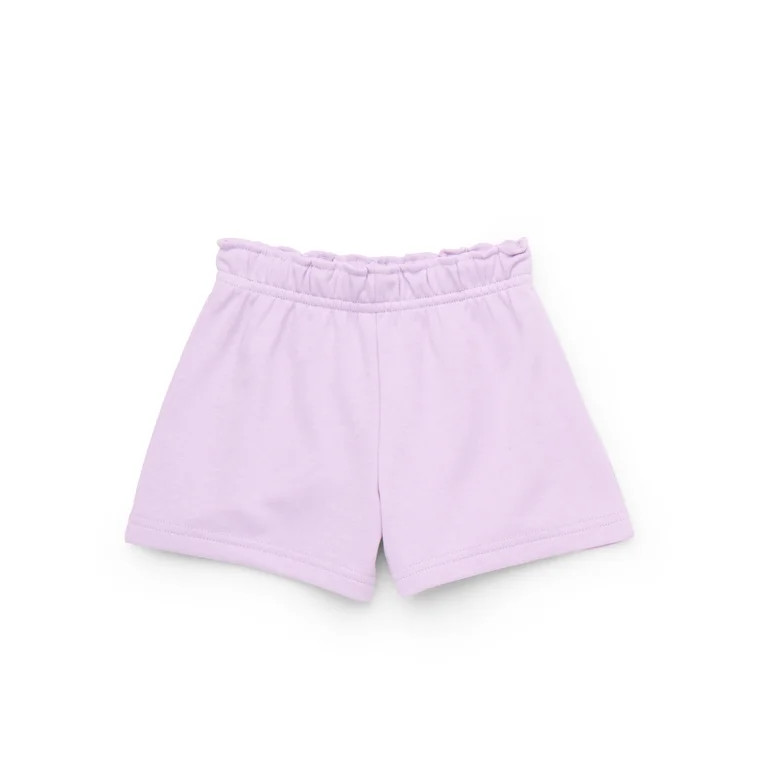 Garanimals Toddler Girl French Terry Solid Shorts, Sizes 18M-5T | Walmart (US)