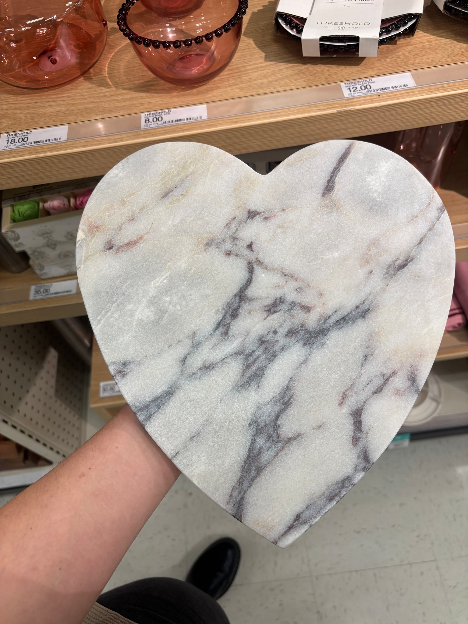 Target marble heart cutting board 🌿😮‍💨