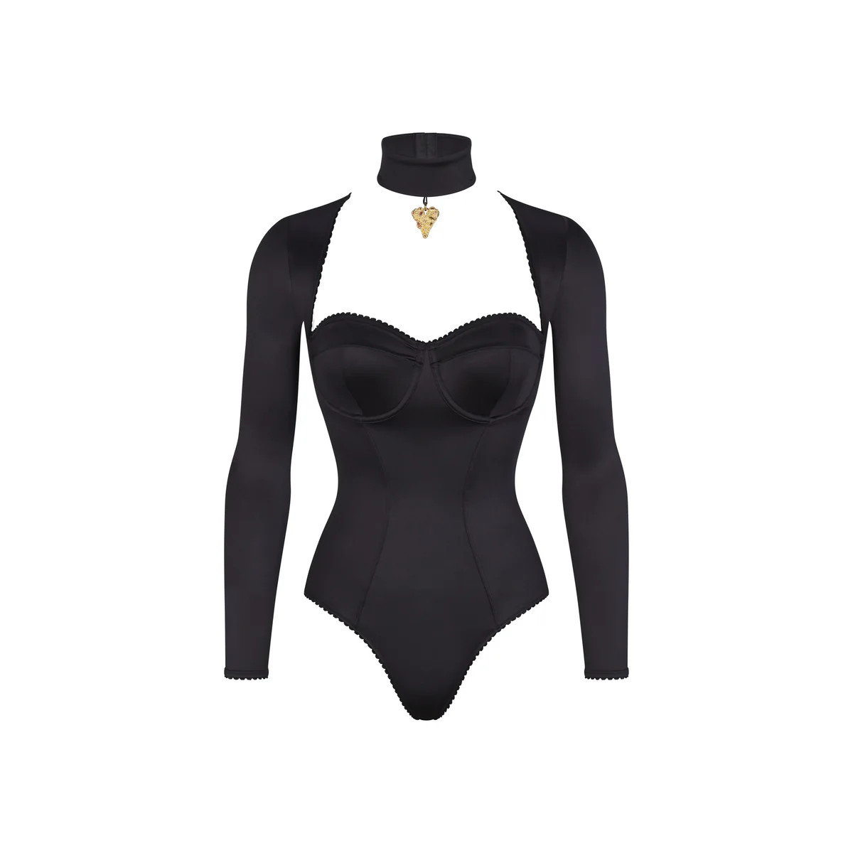 PENDANT LONG SLEEVE BODYSUIT | SKIMS (US)