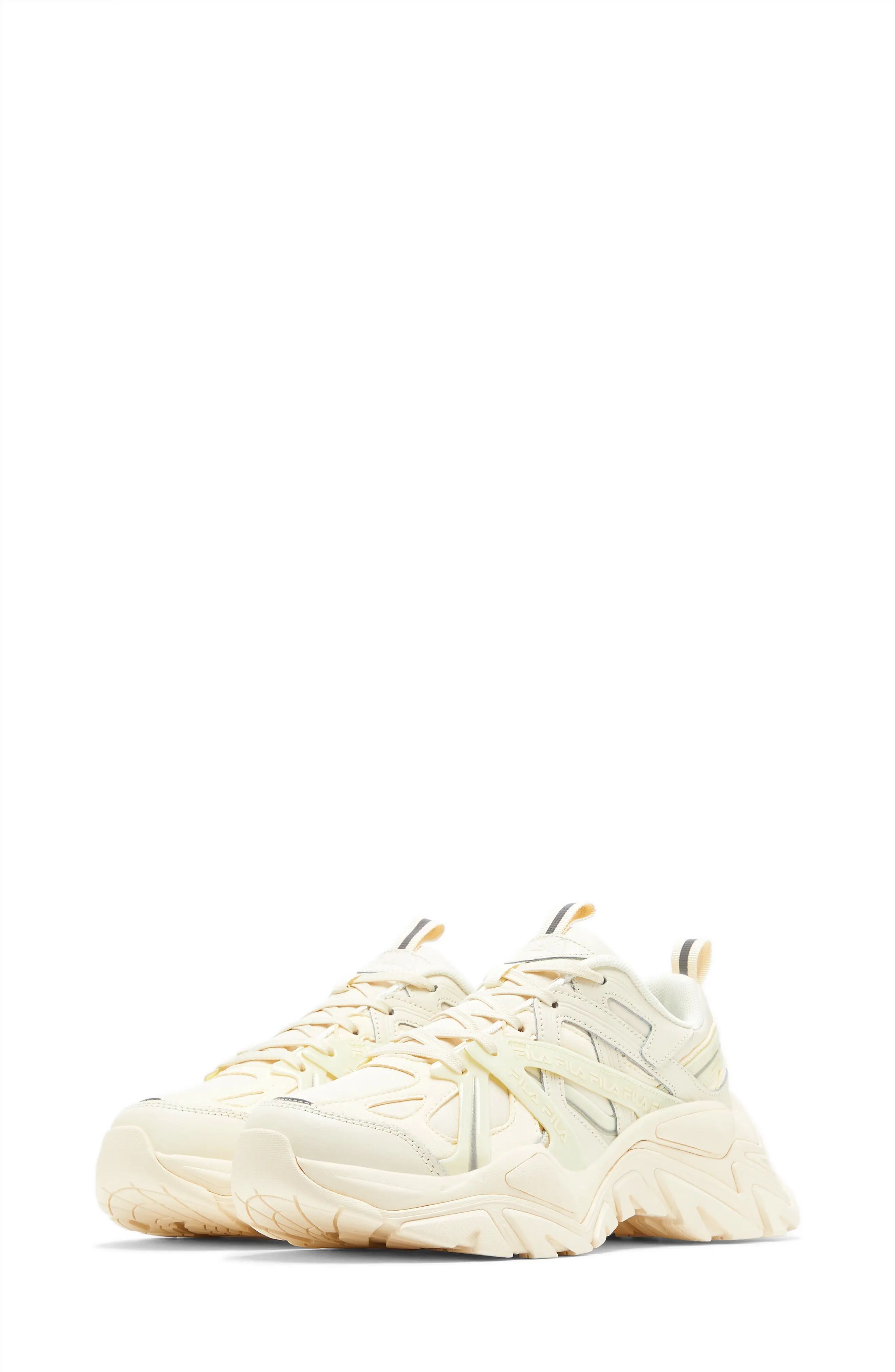 FILA Electrove Chunky Sneaker in White /White /White at Nordstrom, Size 9.5 | Nordstrom