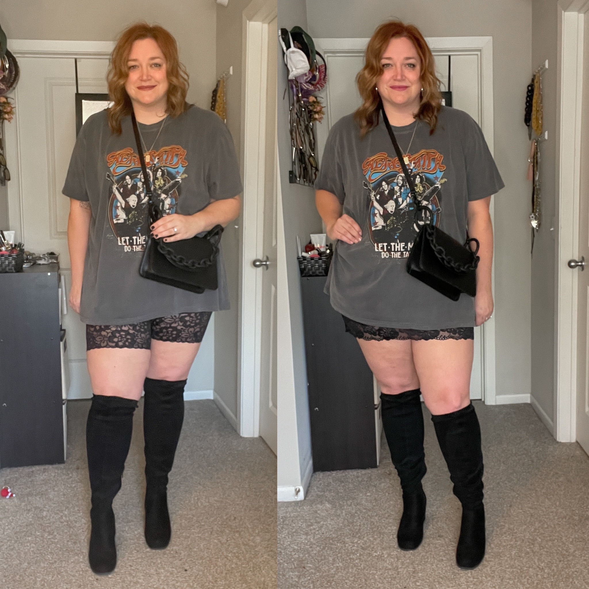 It was suggested to try shorts on this hack to elongate a oversized tee and I love it!

#LTKplussize #LTKmidsize #LTKstyletip