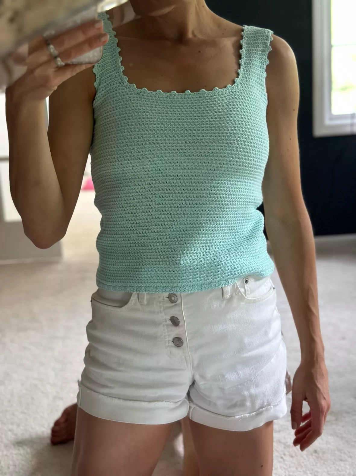 Crochet Cropped Tank Top And … curated on LTK