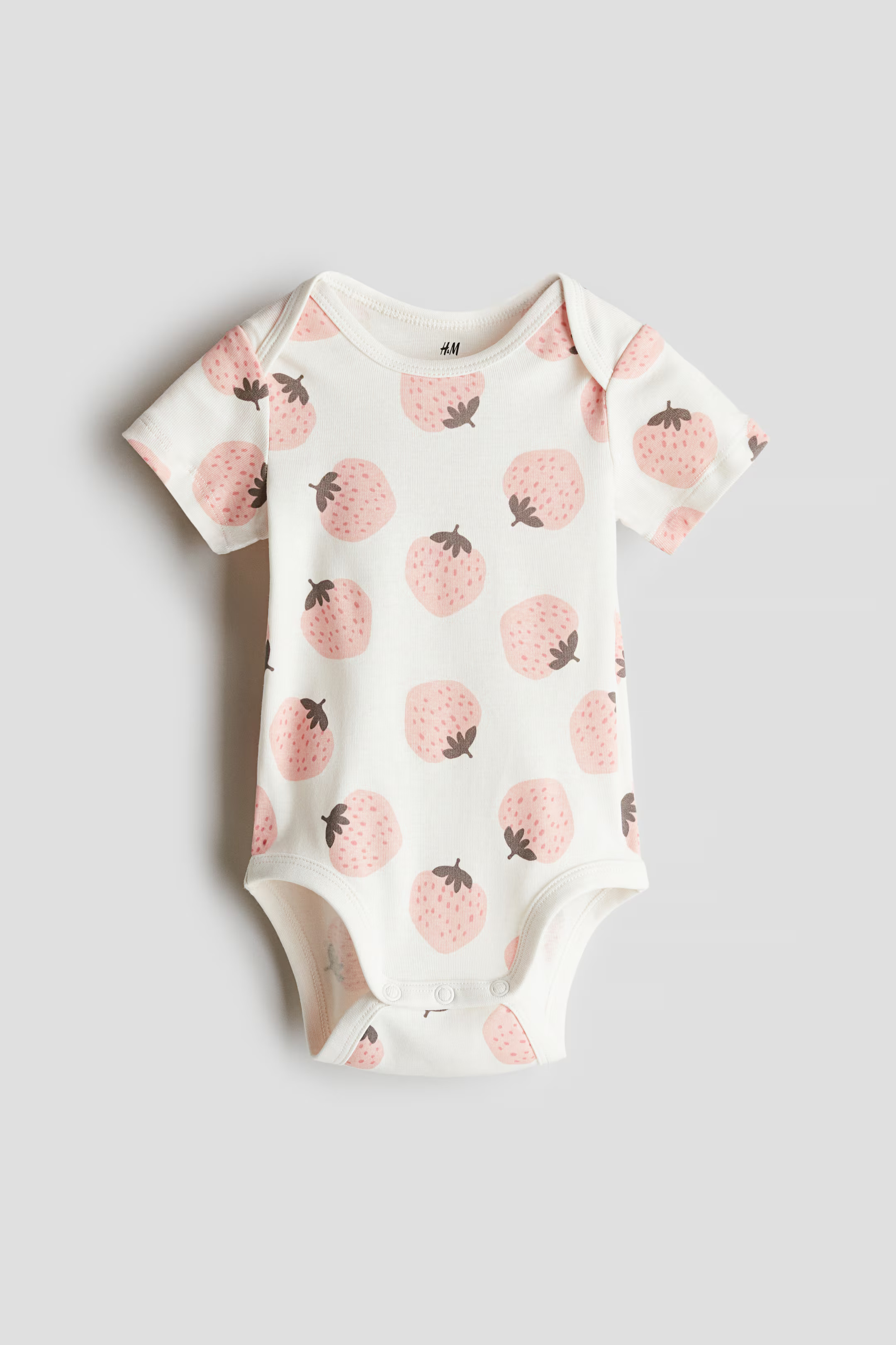 Printed Bodysuit with Lap Shoulders | H&M (US + CA)