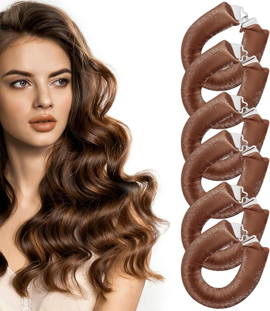 Heatless Curlers, Heatless Curls Overnight Set for Women, Soft Hair Curlers to Sleep In, Jumbo No... | Amazon (US)