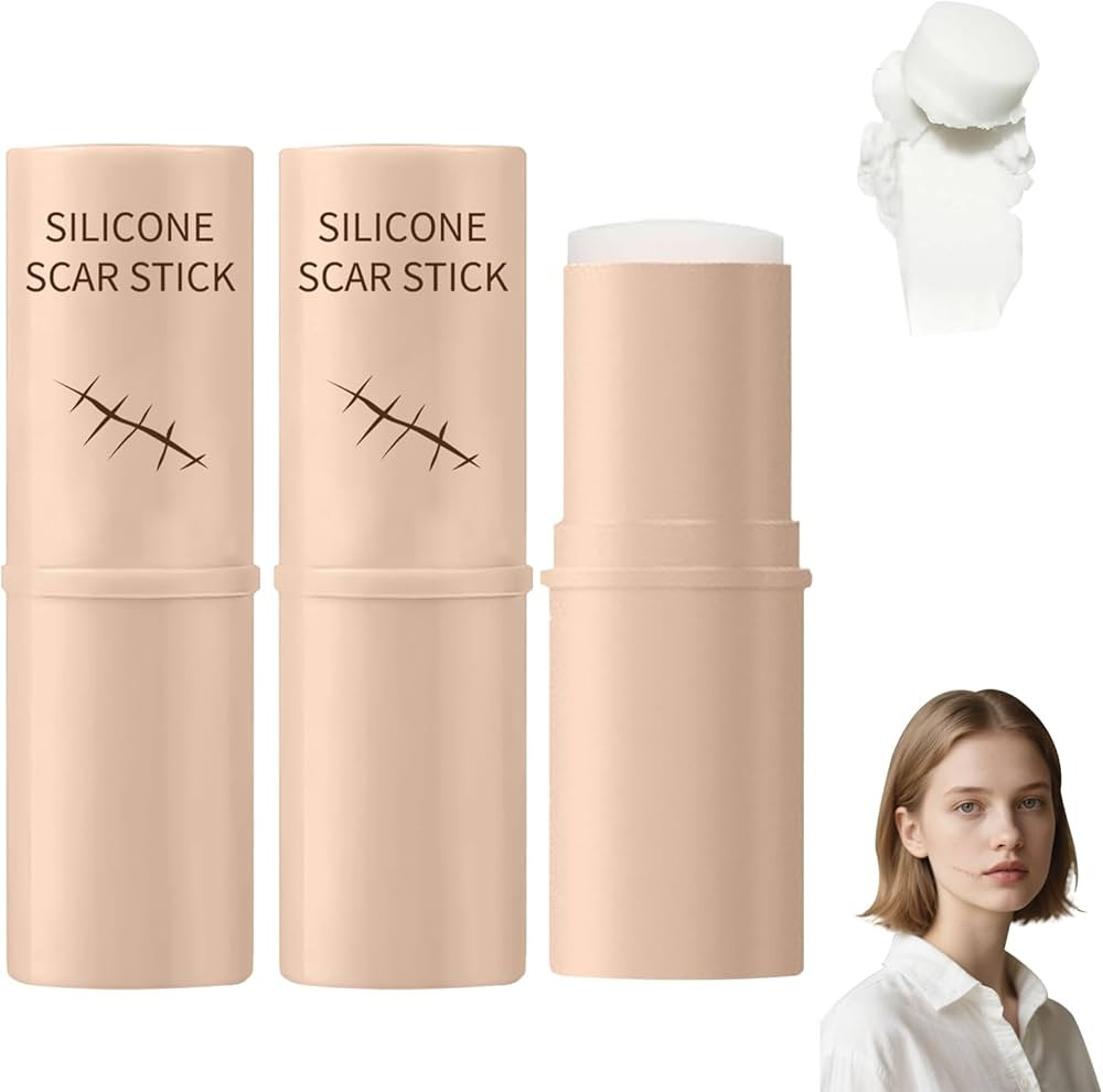 2pcs Scar Solutions Silicone Scar Stick, Made of 60% Silicone, Lightweight & Easy to Apply, Gentl... | Amazon (US)
