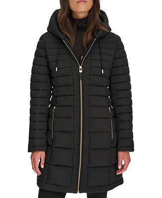 Tommy Hilfiger Women's Hooded Packable Puffer Coat - Macy's | Macy's
