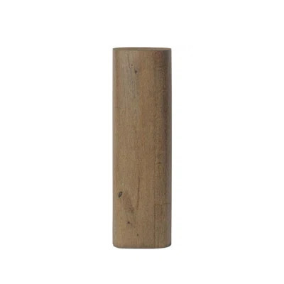 Tycho Pedestal-Brown Oak Veneer | Wayfair North America