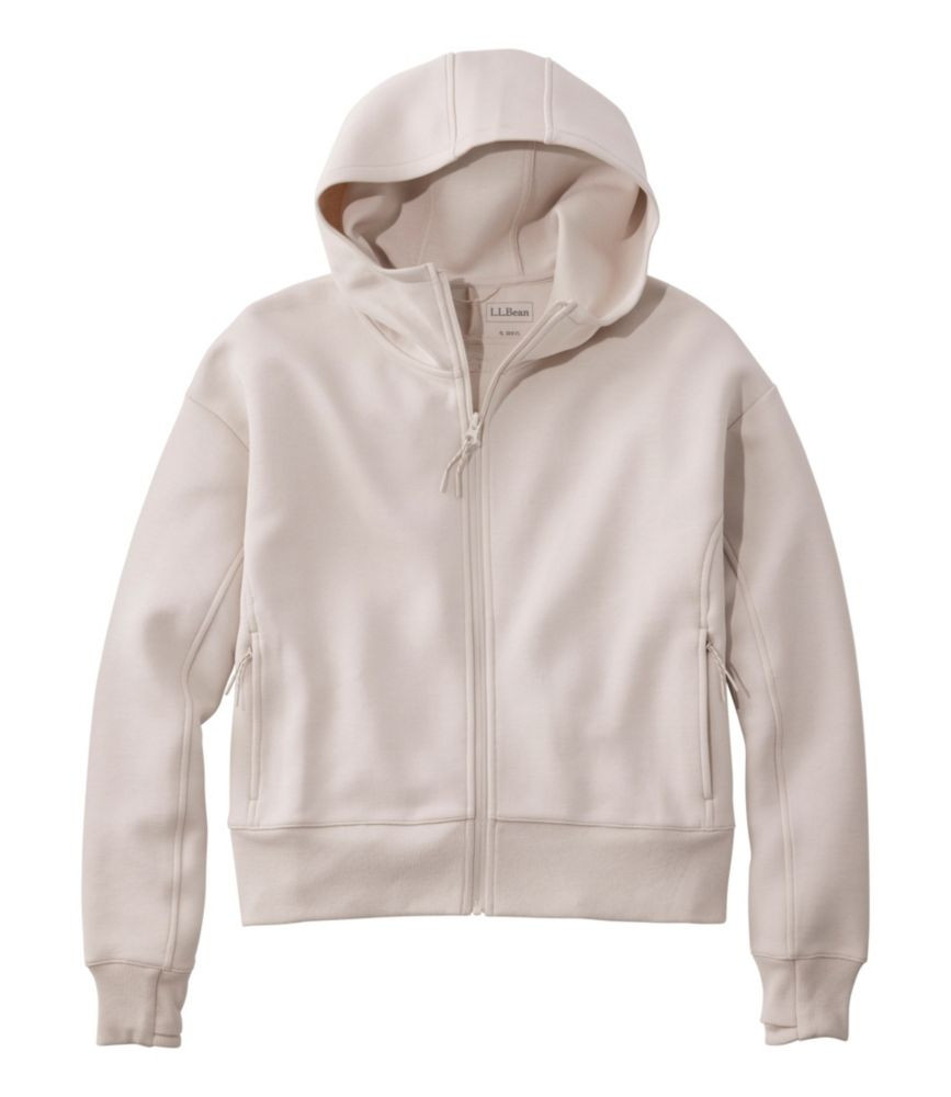 Women's Multisport Lifestyle Hoodie, Oversized Full-Zip Shore Small, Cotton Blend L.L.Bean | L.L. Bean