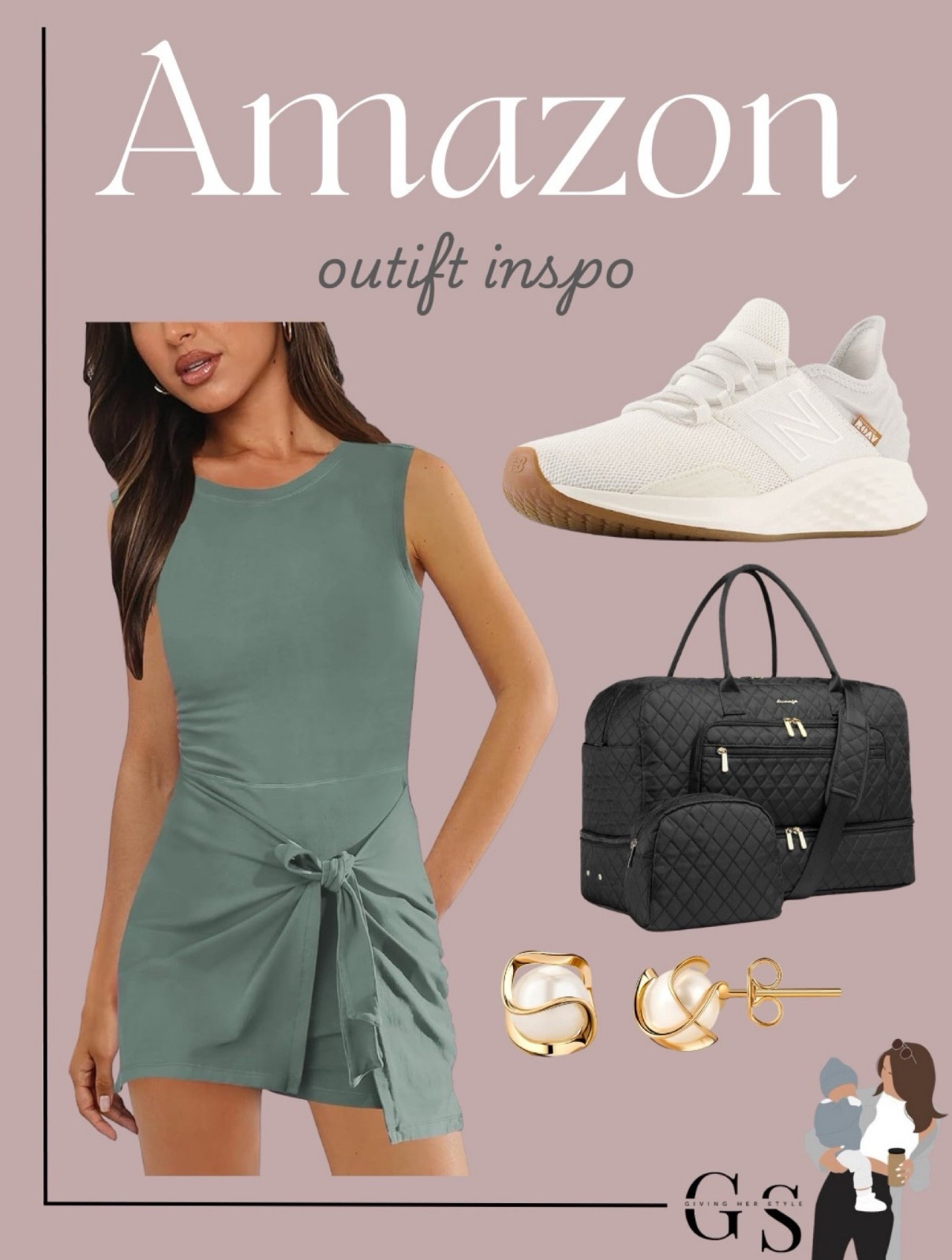 Spring outfit from Amazon 

Amazon outfit idea, Amazon finds, Amazon fashion, Spring outfit from amazon, Travel outfit 
Errands outfit
Casual style, running, gym, errands outift, airport outfit, athletic wear, lounge wear, sneakers, gen x outfit, flowy shorts, white sneakers biker shorts, resort wear, jeans, sandals, gold earrings, ootd, outfit inspo, outfit ideas

#LTKTravel #LTKStyleTip #LTKFindsUnder50