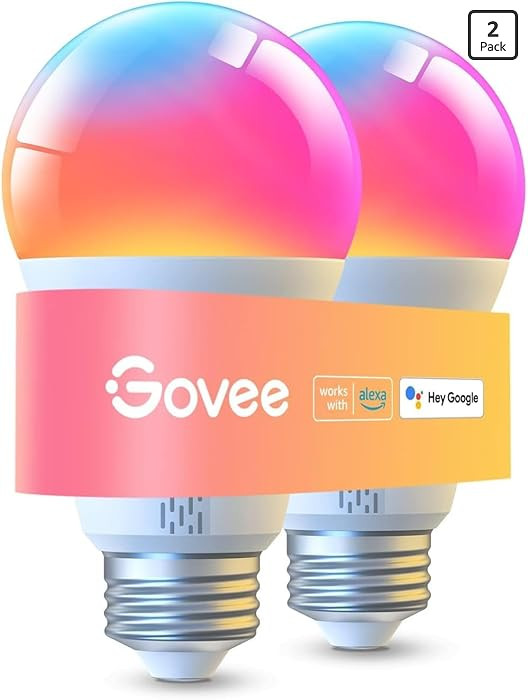 Govee LED Smart Light Bulbs, 1000LM Color Changing Light Bulb, Wi-Fi & Bluetooth Light Bulbs, Wor... | Amazon (US)