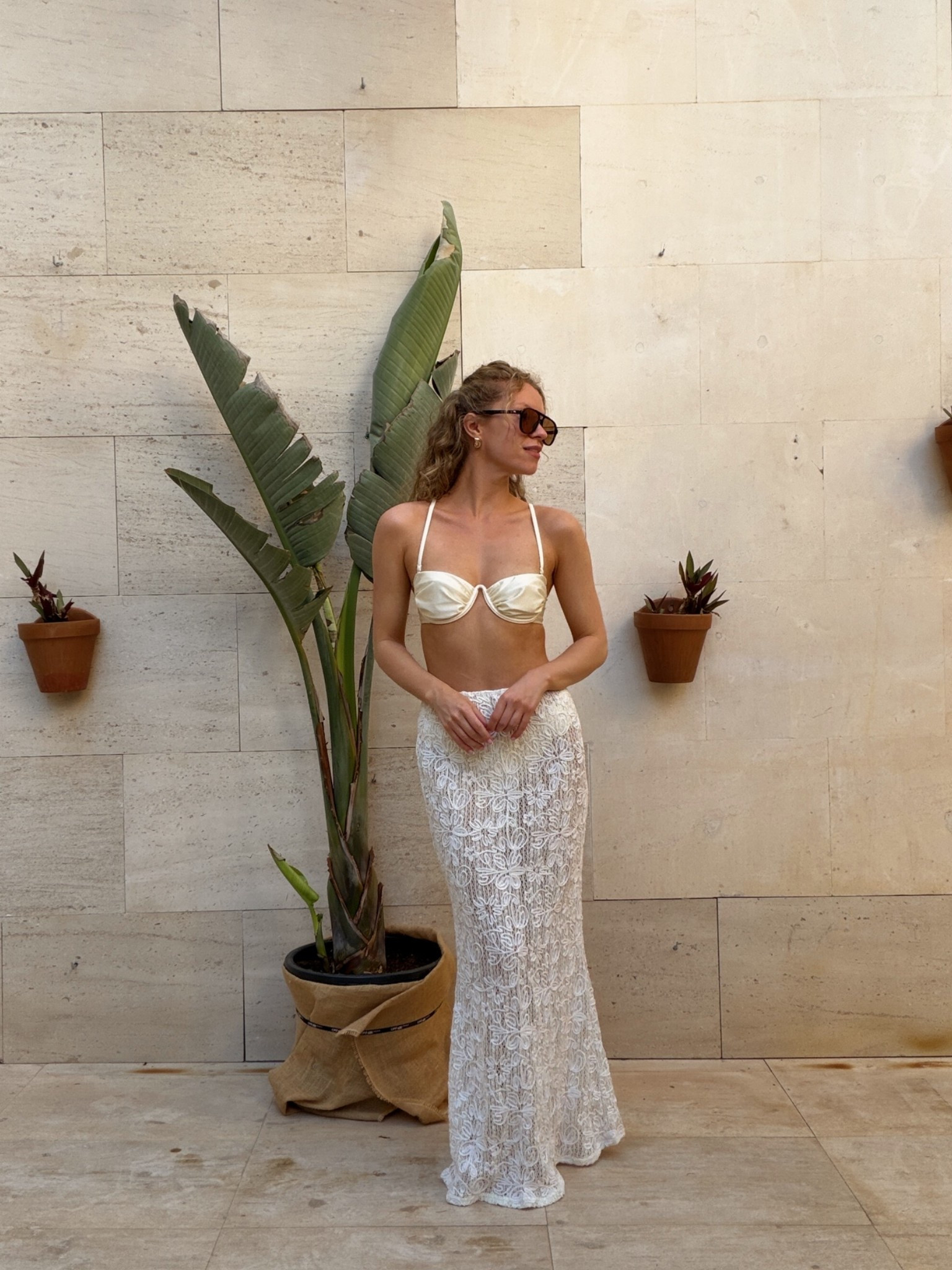 Beachwear, bikini, beach skirt, beach club outfit, euro summer outfit, le specs sunglasses

#LTKsummer #LTKswimwear #LTKtravel