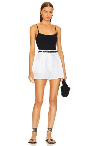 AEXAE Linen Short in White from Revolve.com | Revolve Clothing (Global)