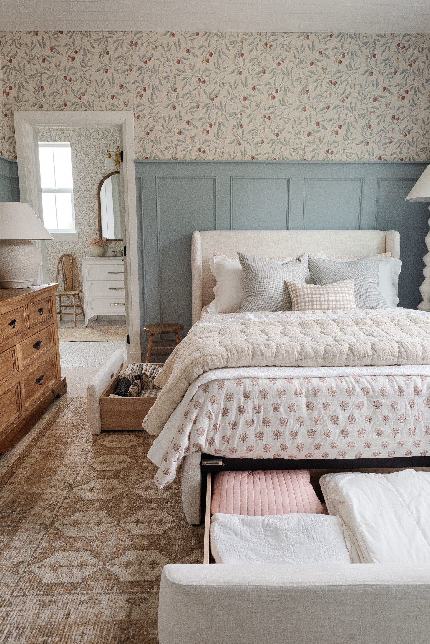 The mix of patterns and colors in Emma’s room is everything🤍


Kids room, girls bedroom, kids bedroom ideas, wallpaper, floral wallpaper, kids bed, bedroom dresser, colorful kids room

#LTKKids #LTKHome