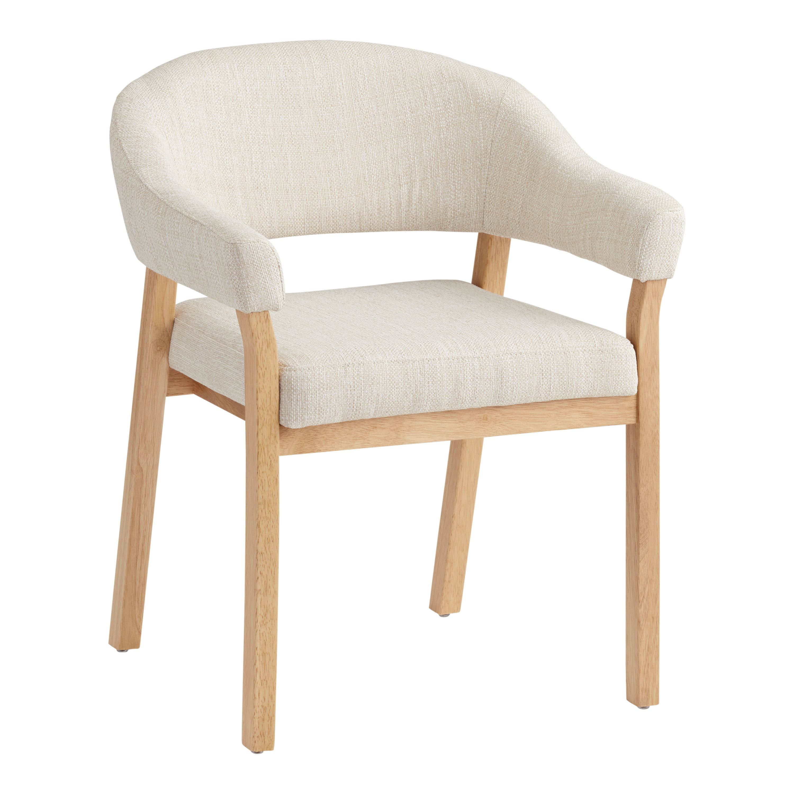 Dyanna Porcelain Upholstered Dining Chair Set of 2 | World Market