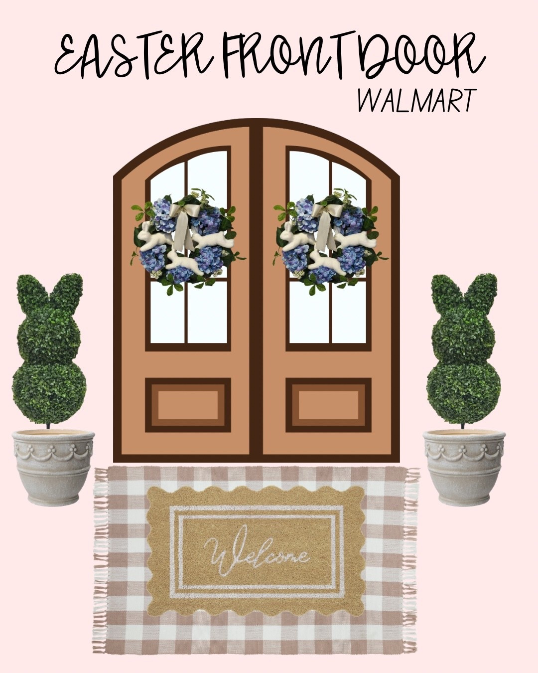 Easter front door decor! 

#LTKSeasonal #LTKHome