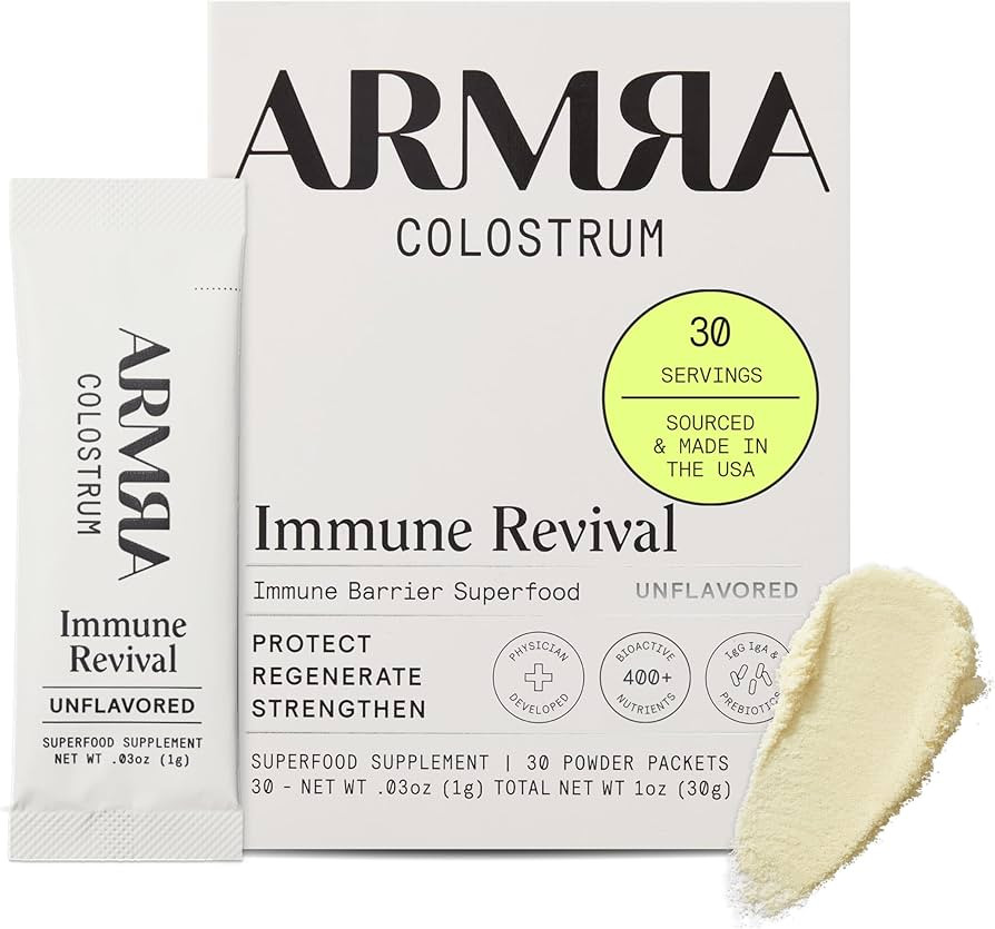 ARMRA Colostrum™ Premium Powder, Grass Fed, Gut Health Bloating Immunity Skin & Hair, Contains ... | Amazon (US)