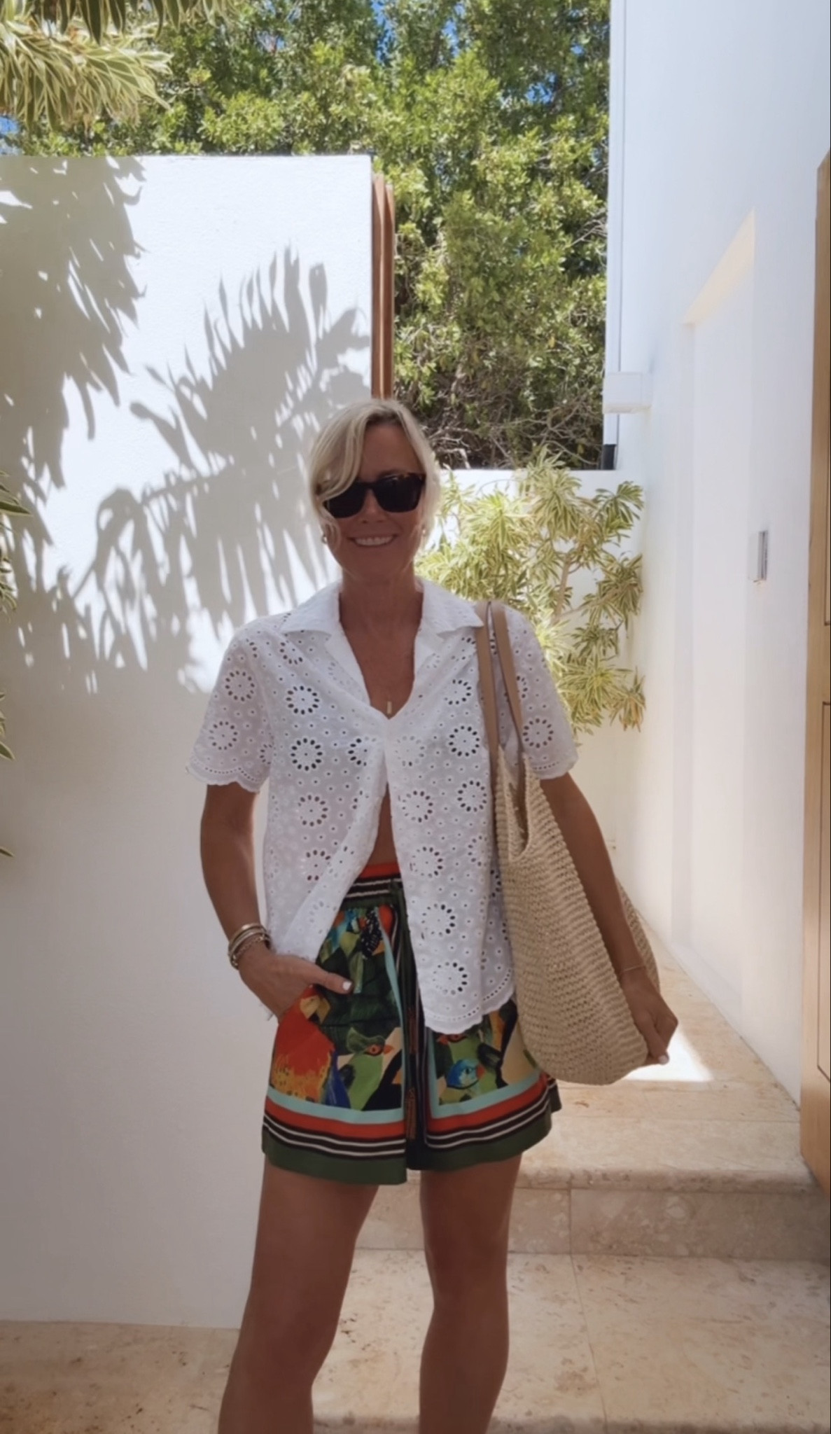 Another cute mix and match style! This look is so tropical and fun for vacay. 

Swim: small
Shorts: small, size up
Shirt: small, size up 

 

#LTKOver40 #LTKSwim #LTKTravel