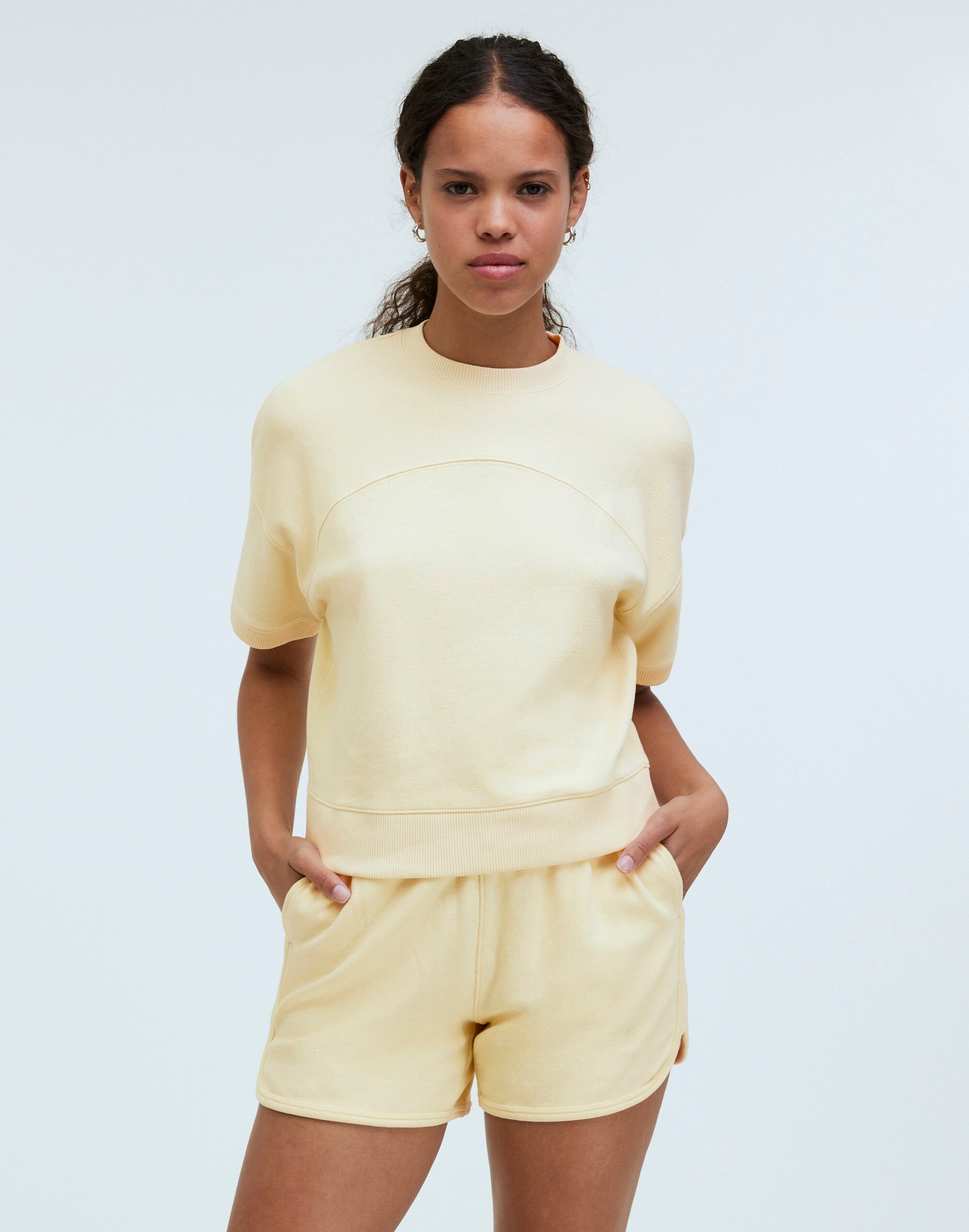 Ribbed Muscle Tee: Botanical Dye Edition | Madewell